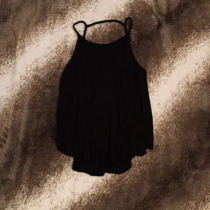 Black tank top